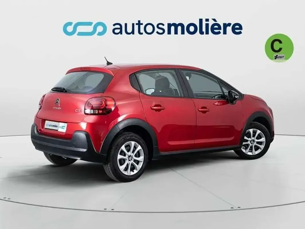 Usado Citroën C3 Feel 82 CV (60 kW) 2019 Rojo Utilitario