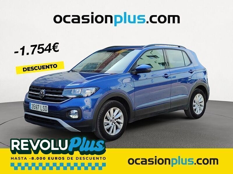 Azul Usado 2021 VW T-Cross Advance SUV | 19.300 € (Precio justo) - Imagen 1/4