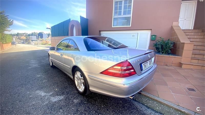 Usado Mercedes CL500 320 CV (235 kW) 1999 Gris / plata Coupe