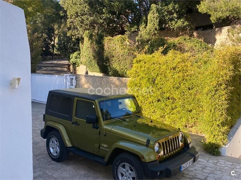 Verde Usado 2008 Jeep Wrangler Sahara SUV | 23.700 € (Precio justo) - Imagen 1/4