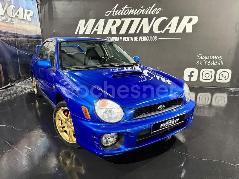 Azul Usado 2002 Subaru Impreza Berlina | 25.500 € - Imagen 1/4