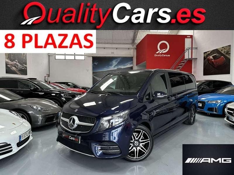 Usado Mercedes V300 Avantgarde 239 CV (175 kW) 2021 Azul Monovolumen