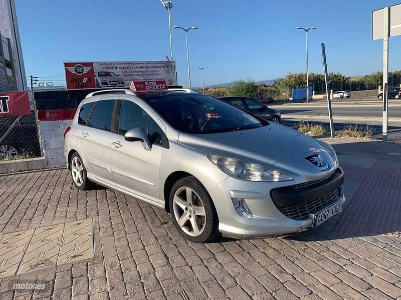 Gris Usado 2009 Peugeot 308 Sport Familiar | 4500 € (Precio justo) - Imagen 1/4