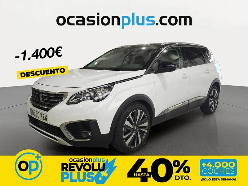 Usado Peugeot 5008 Allure 130 CV (95 kW) 2019 Blanco SUV