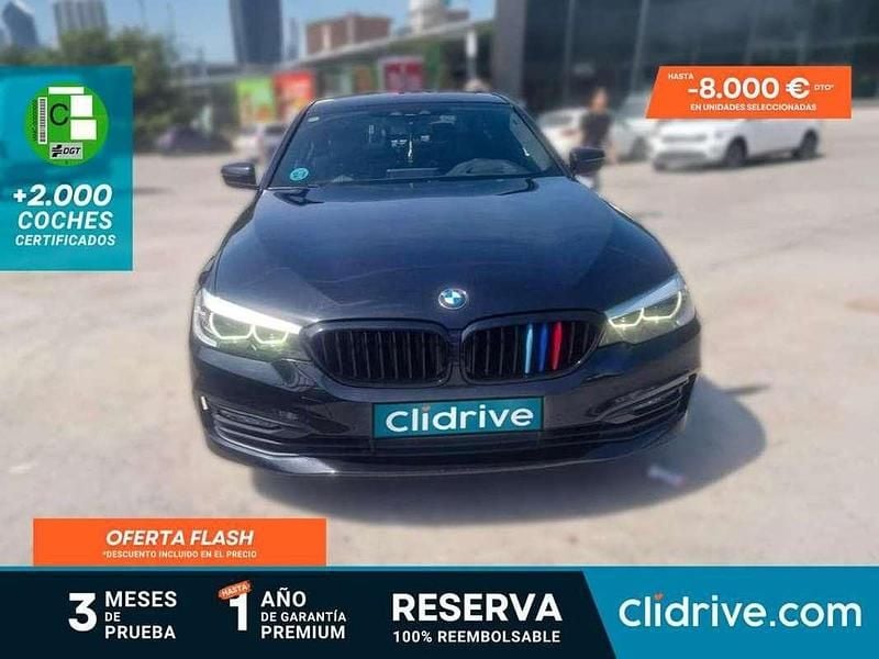 Negro Usado 2017 BMW 520 Berlina | 25.890 € (Precio justo) - Imagen 1/3