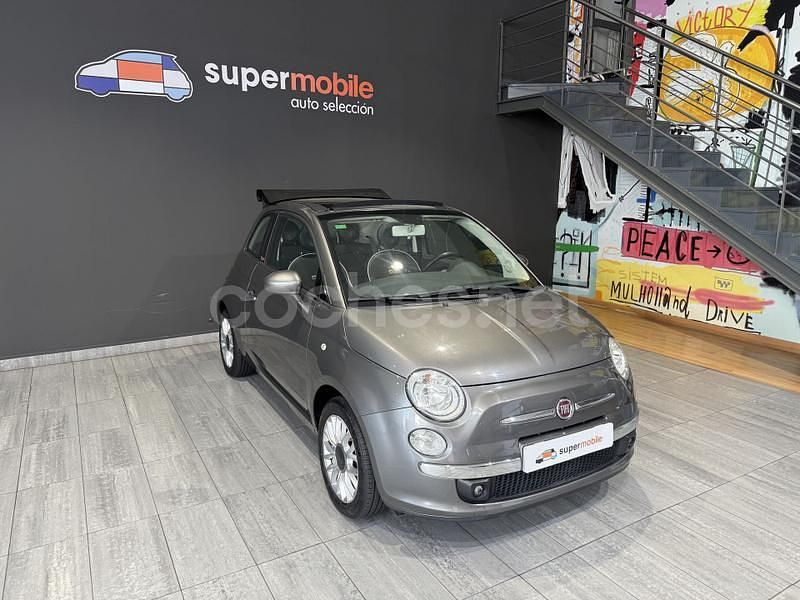 Usado Fiat 500C Lounge 69 CV (50 kW) 2017 Gris / plata Descapotable