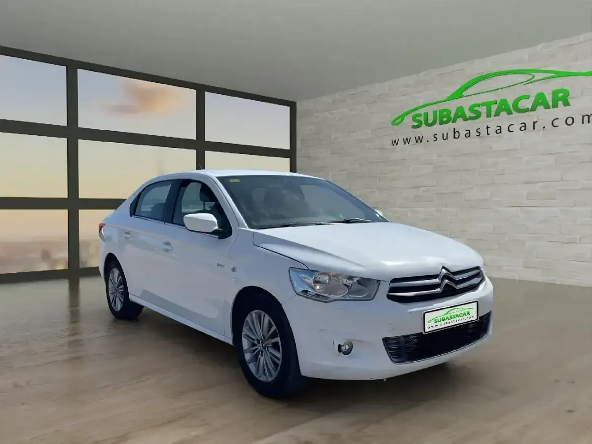 Brugt Citroën C-Elysee I Seduction 100 HK (73 kW) 2015 Hvid Sedan