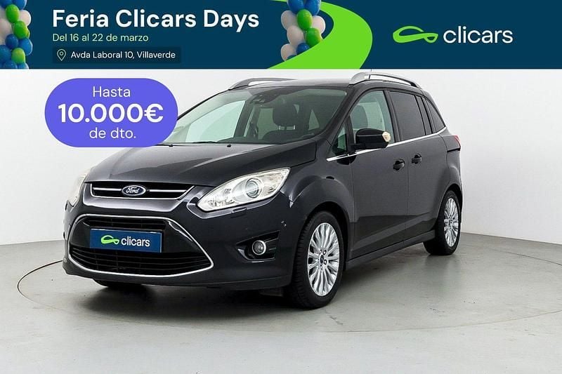 Usado Ford Grand C-Max Titanium 125 CV (91 kW) 2014 Negro Monovolumen