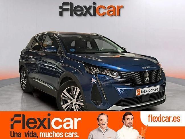Azul Usado 2021 Peugeot 3008 Allure SUV | 24.990 € (Caro) - Imagen 1/4