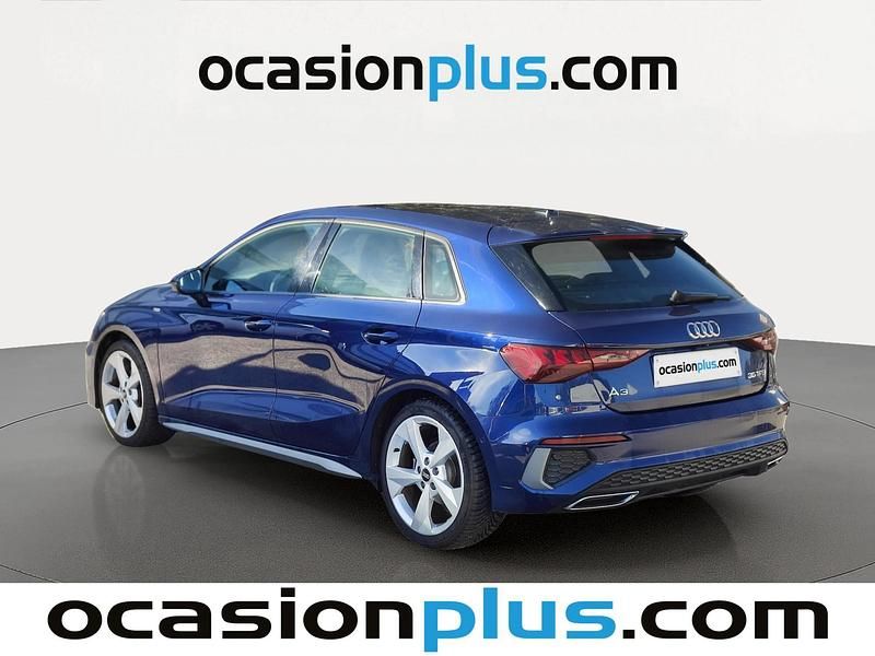 Usado Audi A3 Sportback S-Line 150 CV (110 kW) 2023 Azul Utilitario
