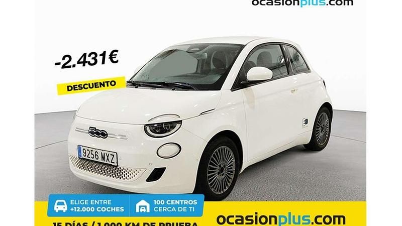 Blanco Usado 2021 Fiat 500e Icon Utilitario | 11.810 € (Buen precio) - Imagen 1/4