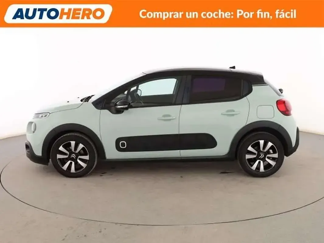 Usado Citroën C3 Feel 99 CV (72 kW) 2017 Verde Utilitario