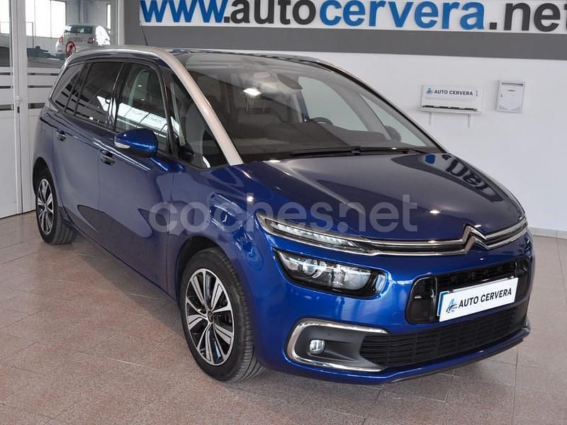 Azul Usado 2017 Citroën Grand C4 Picasso Shine Monovolumen | 12.900 € (Precio justo) - Imagen 1/4