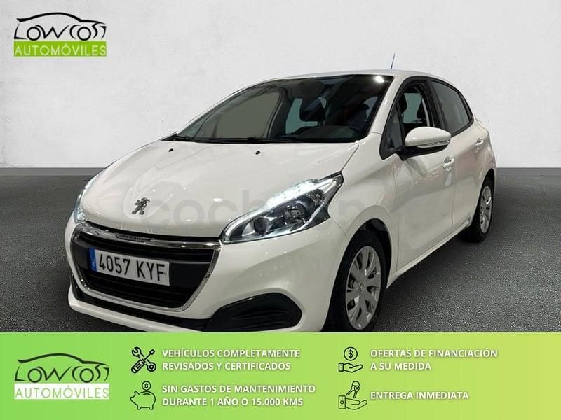 Usado Peugeot 208 Active 99 CV (72 kW) 2019 Blanco Utilitario