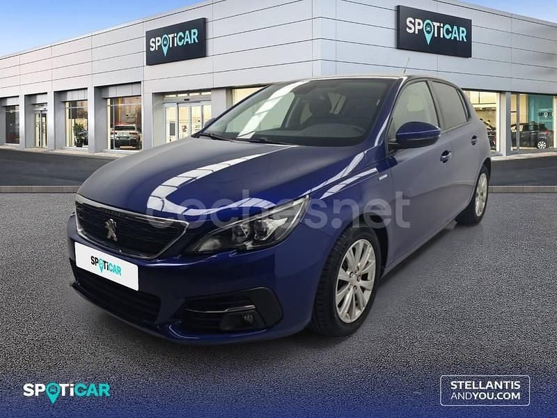 Azul Usado 2020 Peugeot 308 Active Berlina | 12.190 € (Precio justo) - Imagen 1/4