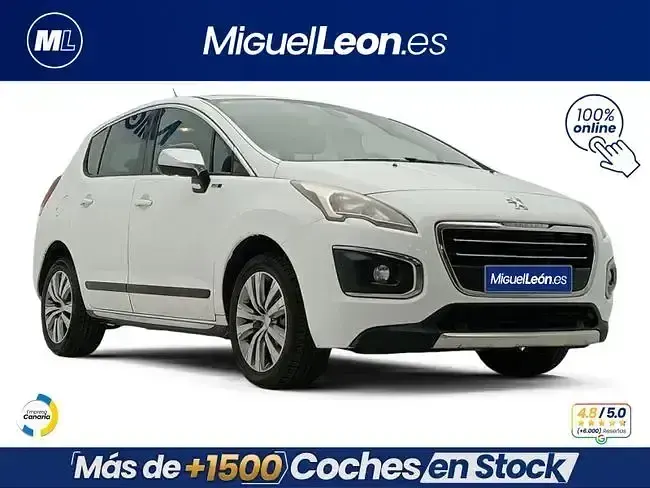 Gebraucht Peugeot 3008 Style 131 PS (96 kW) 2016 Weiß Van / Kleinbus