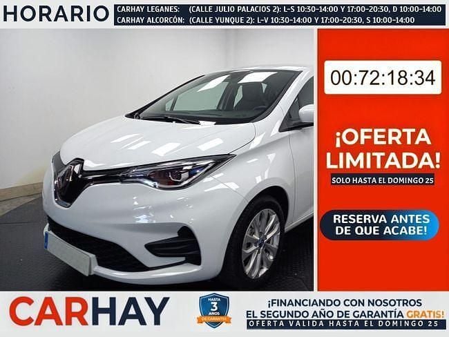 Blanco Usado 2020 Renault Zoe Intens Utilitario | 13.490 € (Precio justo) - Imagen 1/4