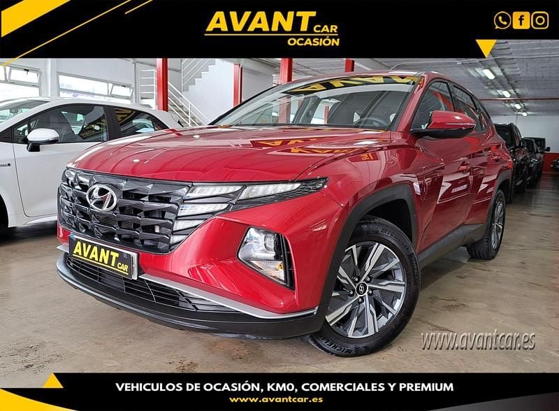 Granate Usado 2022 Hyundai Tucson SUV | 20.900 € (Buen precio) - Imagen 1/4