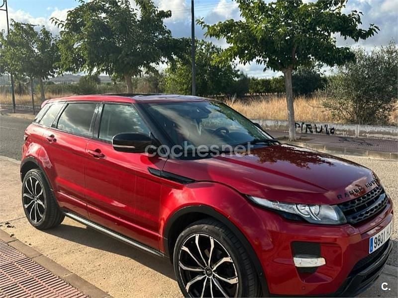 Rojo Usado 2012 Land Rover Range Rover evoque Dynamic SUV | 12.500 € (Buen precio) - Imagen 1/4