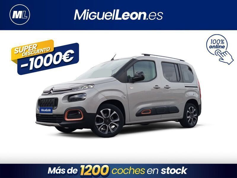 Beige Usado 2021 Citroën Berlingo Shine Monovolumen | 17.985 € (Un poco caro) - Imagen 1/3