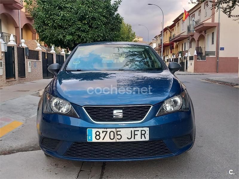 Brugt Seat Ibiza I-Tech 90 HK (66 kW) 2015 Blå Sedan