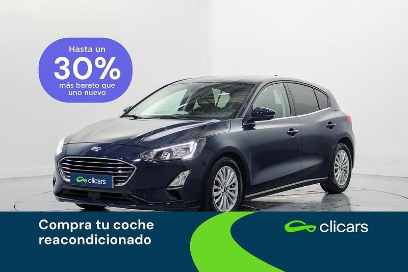 Azul Usado 2021 Ford Focus Trend+ Berlina | 14.490 € (Caro) - Imagen 1/4