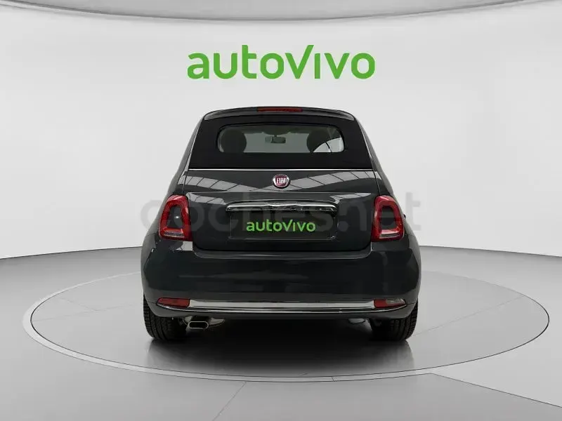 Usado Fiat 500C Lounge 69 CV (50 kW) 2019 Gris / plata Descapotable