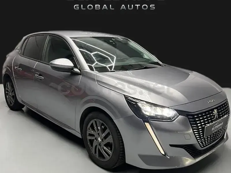 Usado Peugeot 208 Style 75 CV (55 kW) 2021 Gris / plata Utilitario