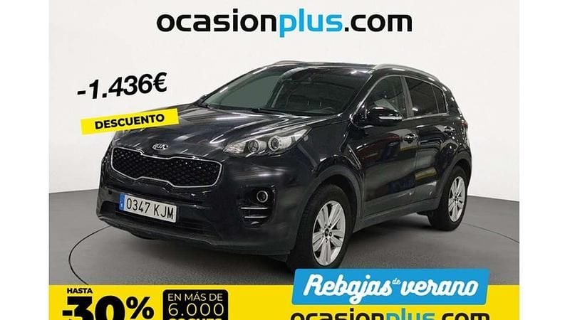 Negro Usado 2018 Kia Sportage SUV | 14.091 € (Buen precio) - Imagen 1/4
