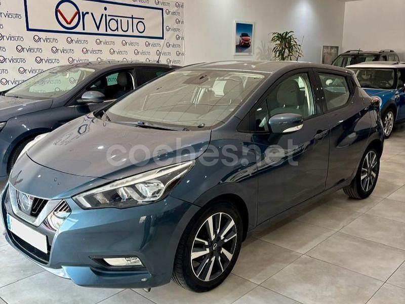 Gris / plata Usado 2018 Nissan Micra Acenta Berlina | 9200 € (Precio justo) - Imagen 1/4