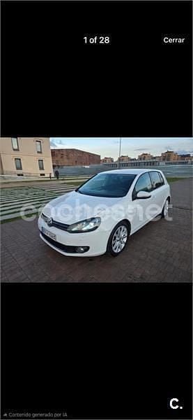 Usado VW Golf VI Sport 105 CV (77 kW) 2010 Blanco Utilitario