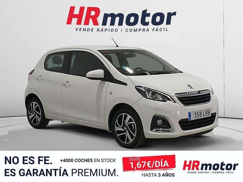 Usado Peugeot 108 Allure 72 CV (52 kW) 2021 Blanco Utilitario