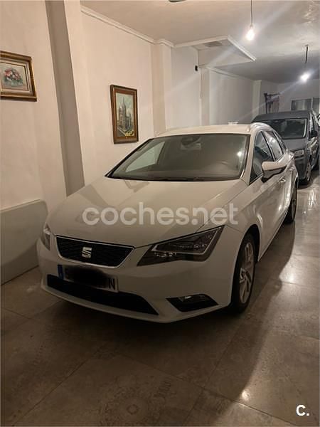 Brugt Seat Leon ST Style 105 HK (77 kW) 2014 Hvid Stationcar