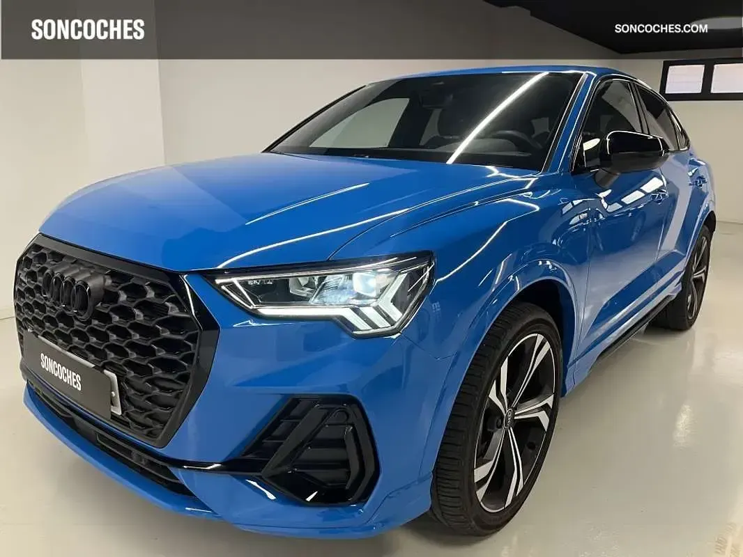 Usado Audi Q3 Sportback S-Line 190 CV (139 kW) 2022 Azul SUV