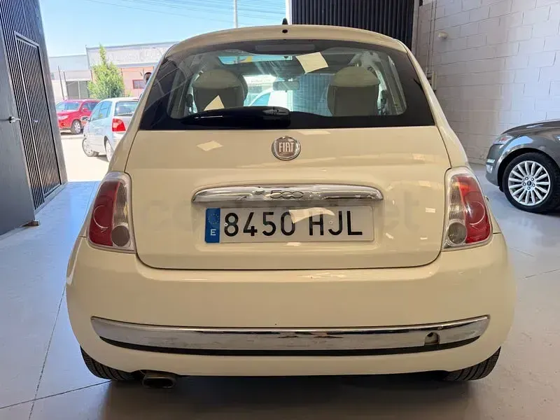 Usado Fiat 500 Lounge 69 CV (50 kW) 2013 Blanco Berlina