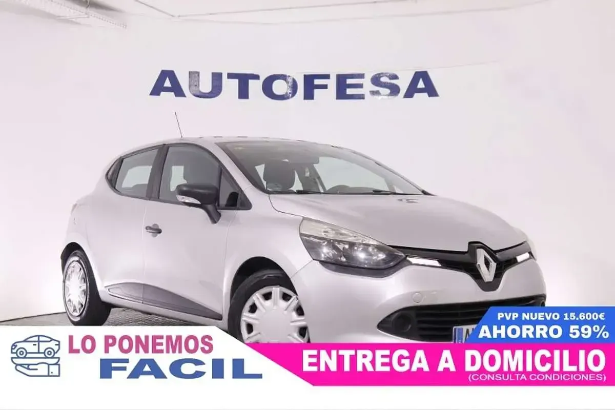 Usado Renault Clio Authentique 68 CV (50 kW) 2014 Gris Utilitario