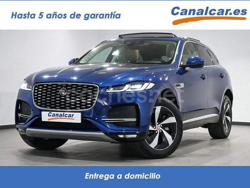 Azul metalico Usado 2021 Jaguar F-Pace S SUV | 35.990 € (Precio justo) - Imagen 1/4