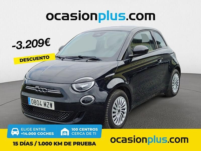 Negro Usado 2022 Fiat 500e Action Utilitario | 12.700 € (Precio justo) - Imagen 1/4
