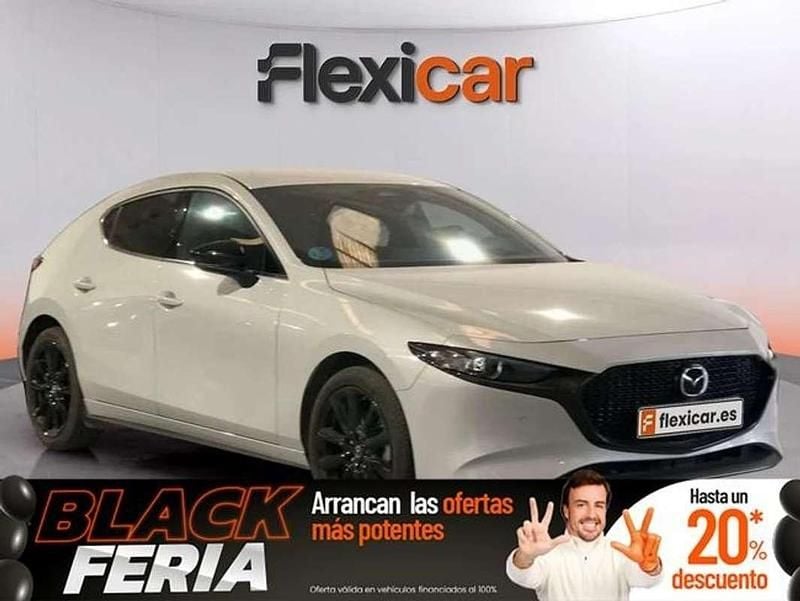 Gris Usado 2024 Mazda 3 Exclusive-Line Berlina | 20.490 € (Super precio) - Imagen 1/4