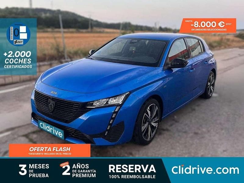 Azul Usado 2022 Peugeot 308 Active Berlina | 19.290 € (Super precio) - Imagen 1/3
