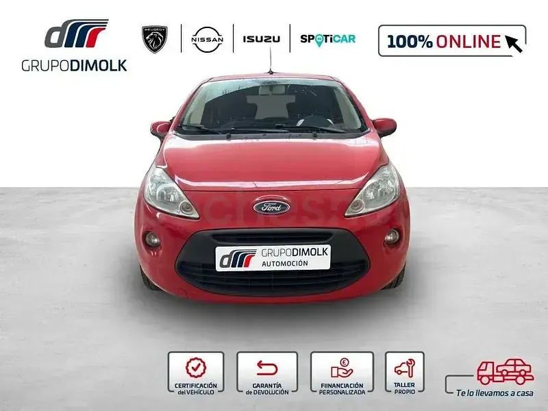 Usado Ford Ka Trend 69 CV (50 kW) 2015 Rojo Berlina