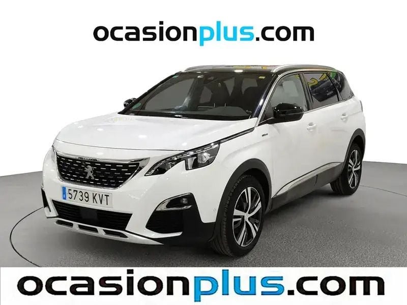 Blanco Usado 2019 Peugeot 5008 GT-line Monovolumen | 19.082 € (Precio justo) - Imagen 1/4
