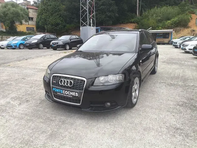 Usado Audi A3 Ambition 140 CV (102 kW) 2008 Negro Utilitario