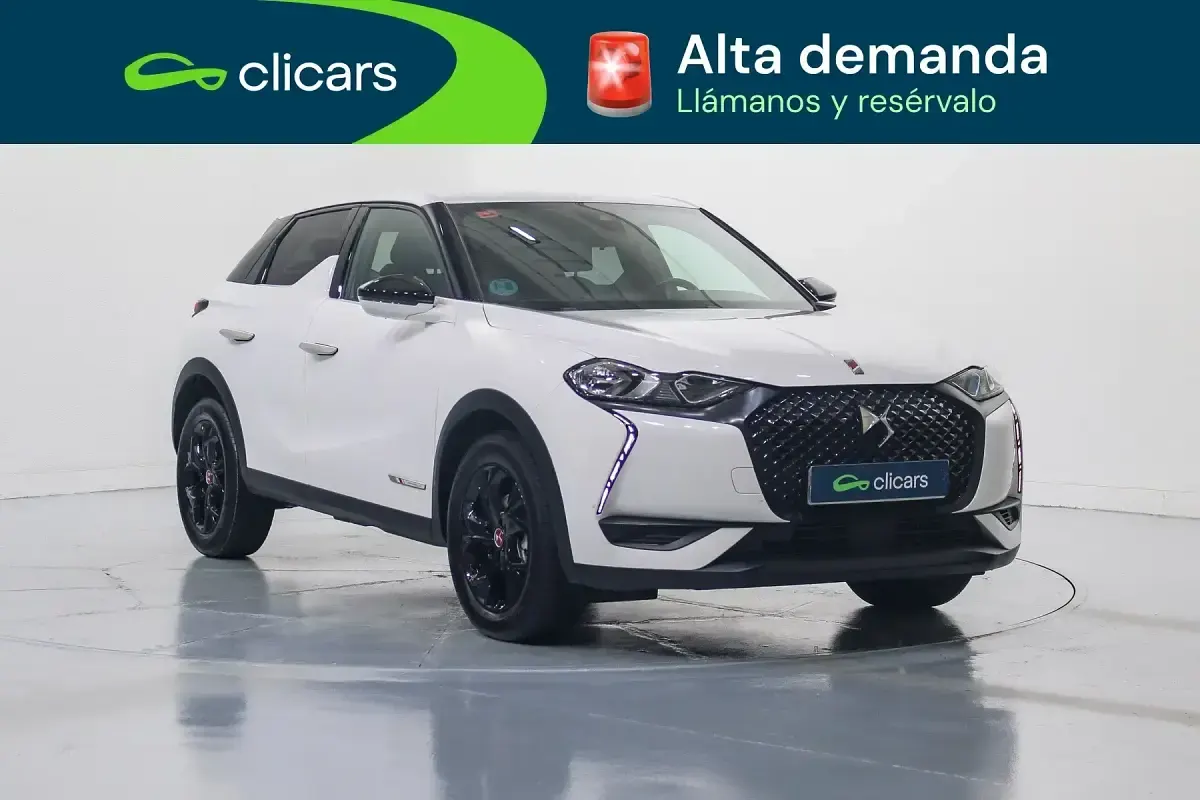 Usado DS Automobiles DS3 Crossback Performance 100 CV (73 kW) 2021 Blanco SUV