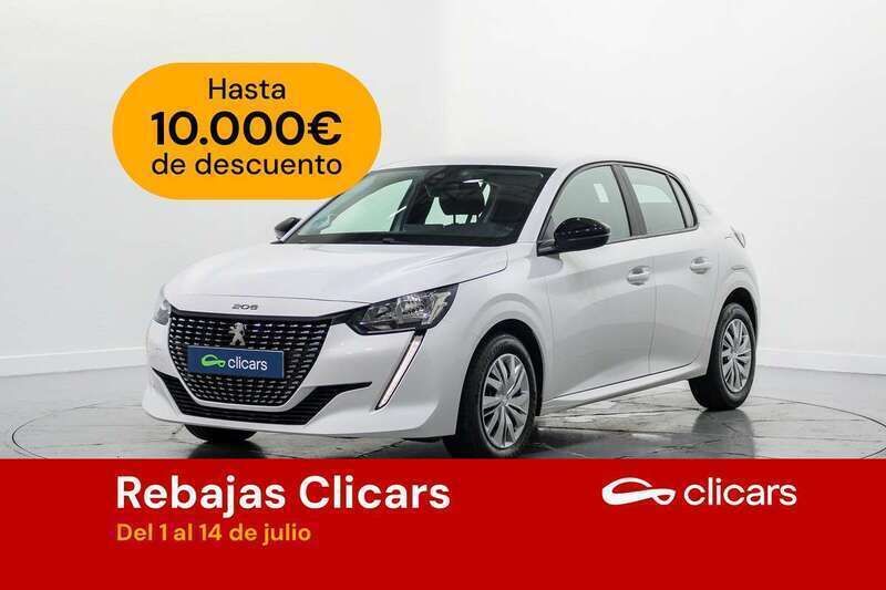 Blanco Usado 2022 Peugeot 208 Active Utilitario | 11.790 € (Super precio) - Imagen 1/4