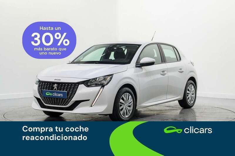 Blanco Usado 2021 Peugeot 208 Active Utilitario | 11.090 € (Super precio) - Imagen 1/4