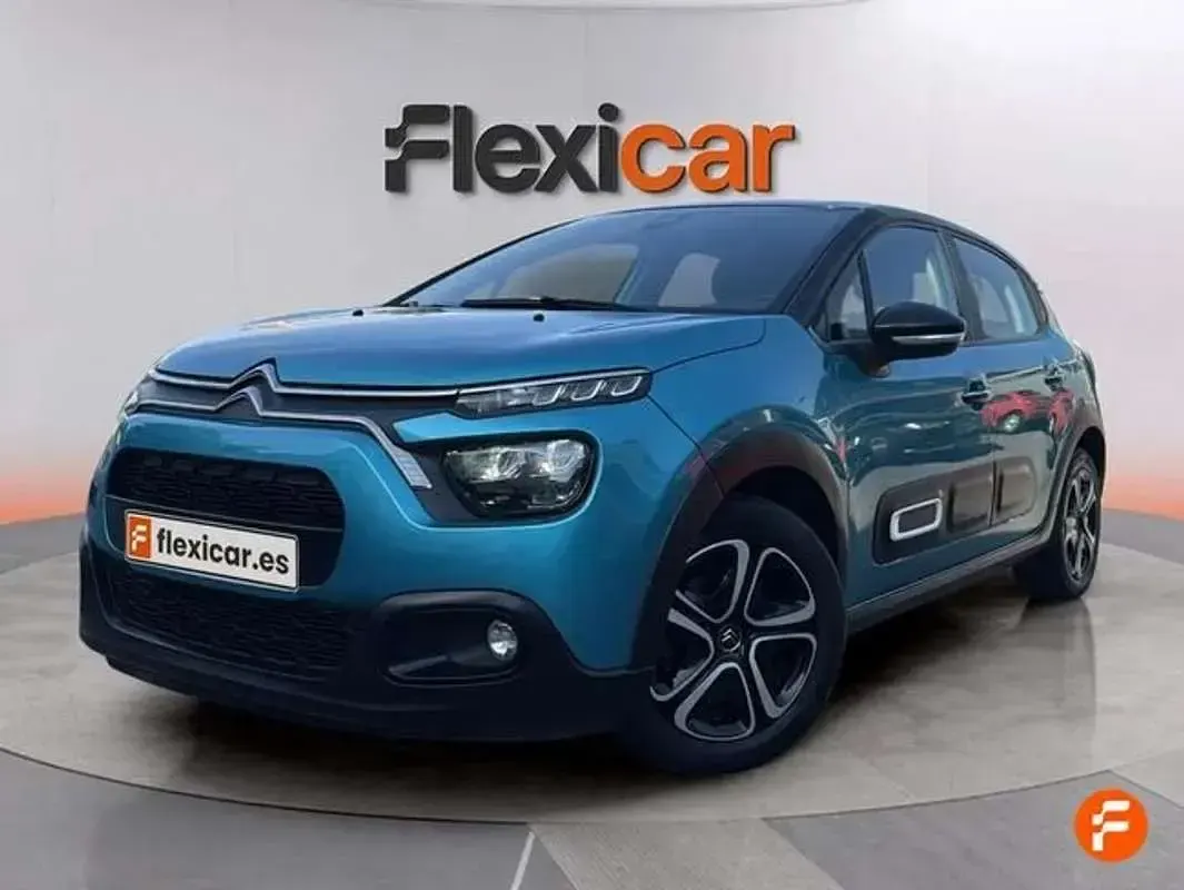 Usado Citroën C3 Feel 83 CV (61 kW) 2022 Azul Utilitario