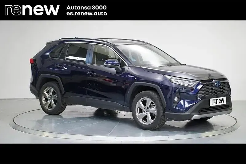 Brugt Toyota RAV4 Hybrid Luxury 218 HK (160 kW) 2021 Blå SUV