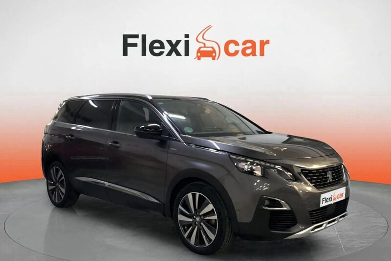 Gris Usado 2019 Peugeot 5008 GT-line Monovolumen | 15.990 € (Precio justo) - Imagen 1/4