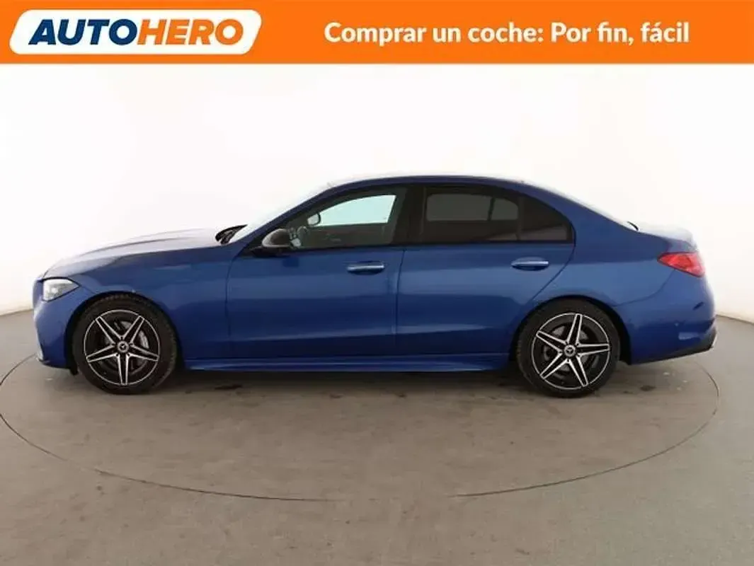 Usado Mercedes C220 AMG line 220 CV (161 kW) 2024 Azul Berlina